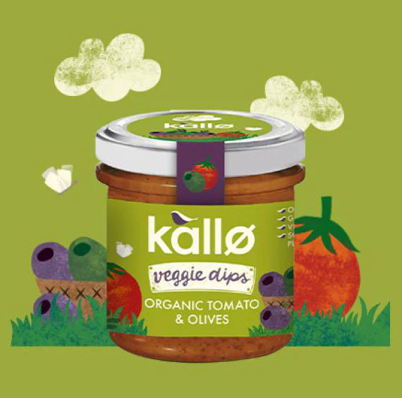 Kallo Organic Chunky Tomato and Olive Dip