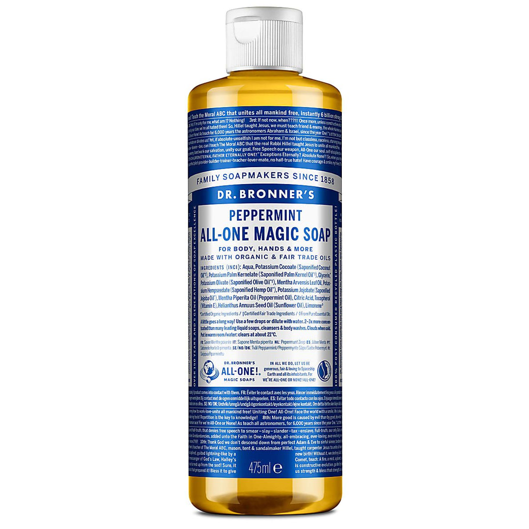 Dr Bronner's Peppermint Castile Soap