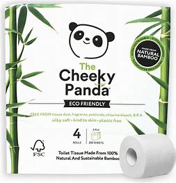 Cheeky Panda Toilet Paper (4 pack)